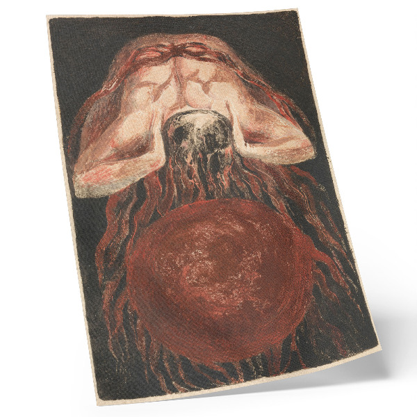 Poster decorativo O Primeiro Livro de Urizen, tablete 16 (Bentley 17)