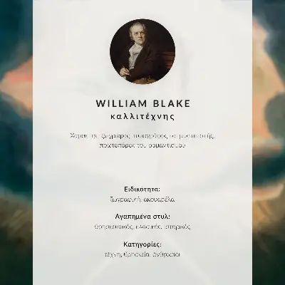 Arte de parede reprodução em aquarela Cristo no túmulo, guardado por anjos de William Blake (1805)