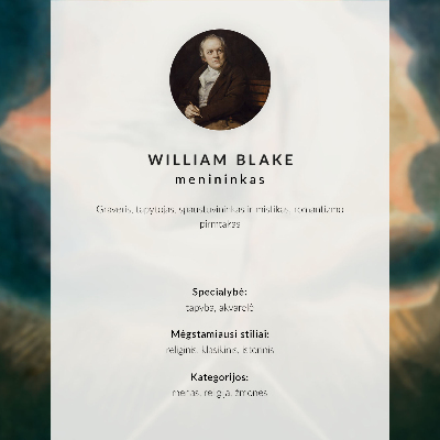 Arte de parede Cristo no túmulo, guardado por anjos (1805), aquarela de William Blake