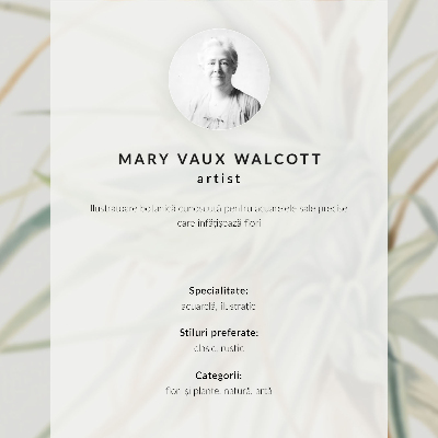 Impressão em tela Abacaxi Selvagem (Tillandsia fasciculata) (1921) por Mary Vaux Walcott