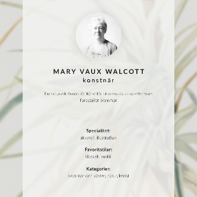 Impressão em tela Abacaxi Selvagem (Tillandsia fasciculata) (1921) por Mary Vaux Walcott