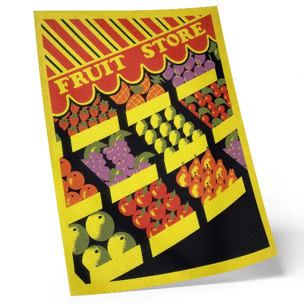 Poster decorativo A Frutaria (1936) por Federal Art Project