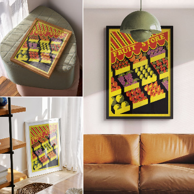 Poster decorativo A Frutaria (1936) – por Federal Art Project