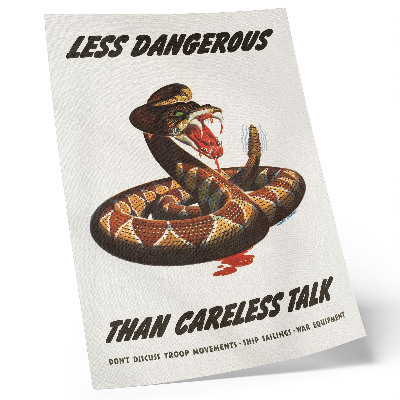 Arte de parede Pôster de cobra (1944) por Albert Dorne