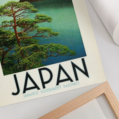 Impressão em tela Uma viagem ao Japão na década de 1930