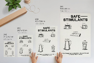 Arte de parede Estimulantes seguros, segundo o Comitê de Absorção da Dominion Scientific.