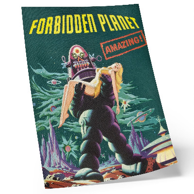 Poster decorativo Planeta Proibido com Robby, o Robô (1956)