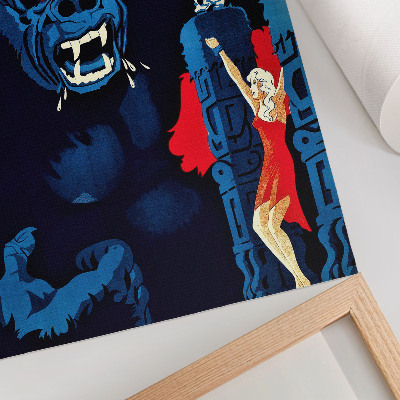 Poster para cozinha Cartaz dinamarquês do filme King Kong (1933)