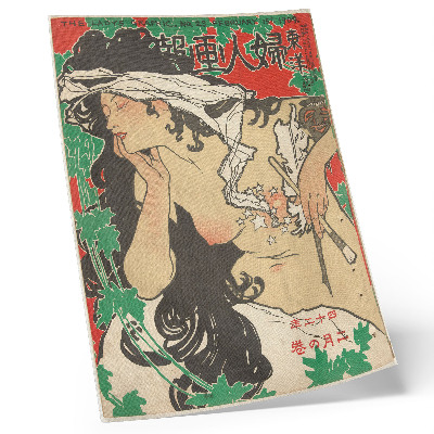 Impressão em tela Fevereiro de 1909 (1909) por Kaburaki Kiyokata