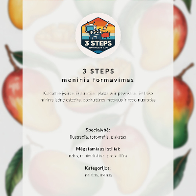 Poster decorativo Uma fatia de citrino com gomos suculentos