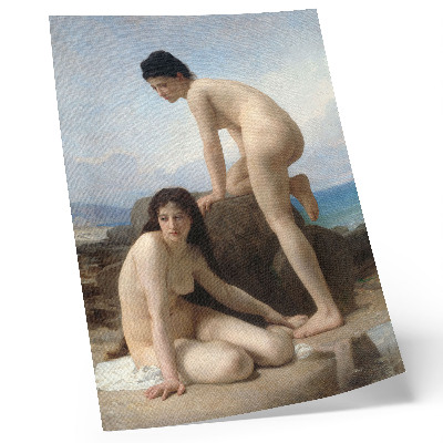 Arte de parede Mulheres no Banho, de William Adolphe Bouguereau