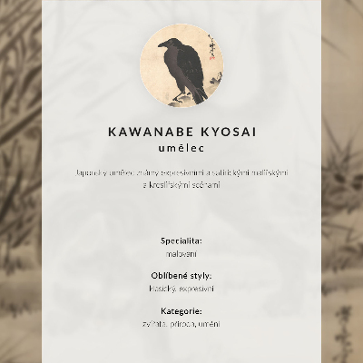 Poster para cozinha Gato pegando um sapo por Kawanabe Kyosai