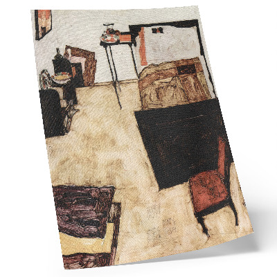 Impressão em tela Salão de Schiele em Neulengbach (1911) por Egon Schiele