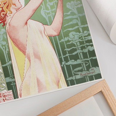Arte de parede Privat Livemont (1896) cromolitografia de Absinthe Robette