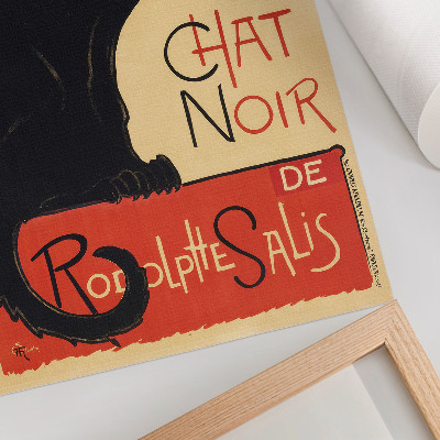 Poster para cozinha Tournée du Chat Noir (1896) de Théophile Alexandre Steinlen