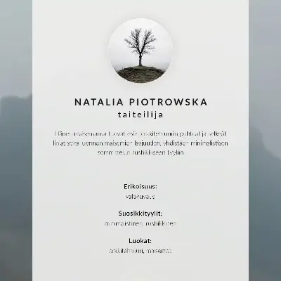 Poster para sala casa de inverno minimalista com neve ao fundo
