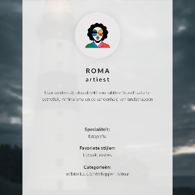 Poster para a sala As casas vermelhas de estilo cubista à beira do lago são radiantes.