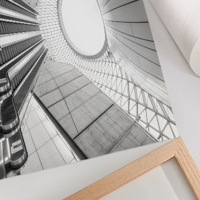 Poster mural Arquitetura futurista minimalista de interiores