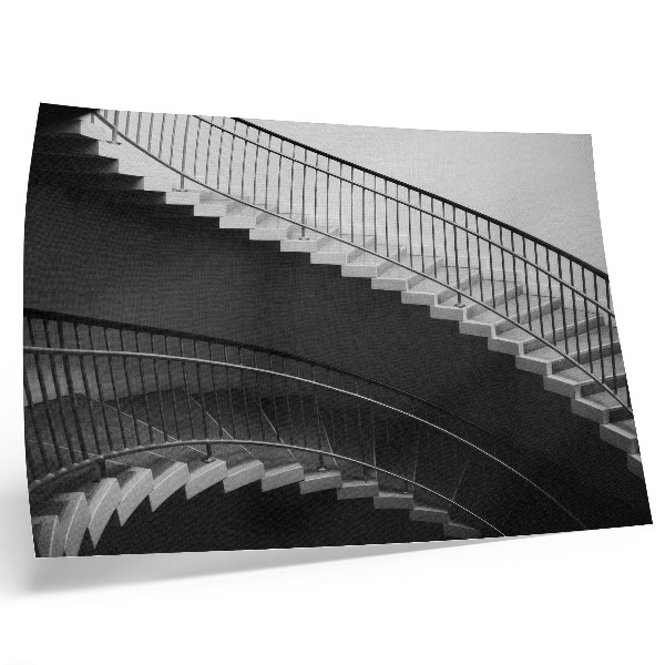 Poster para a sala Elegância em preto e branco, formas modernas