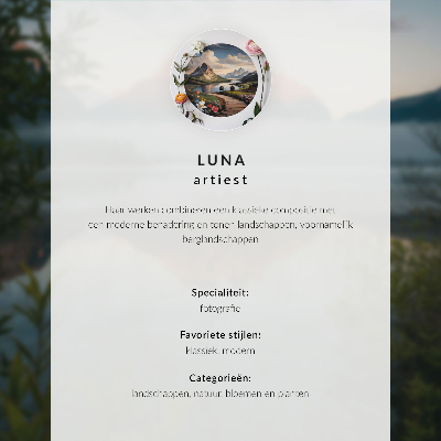 Poster Montanhas, lago, pessoa, paz, harmonia da natureza