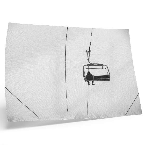 Poster para a sala Minimalismo, solidão, paz, paisagem de inverno