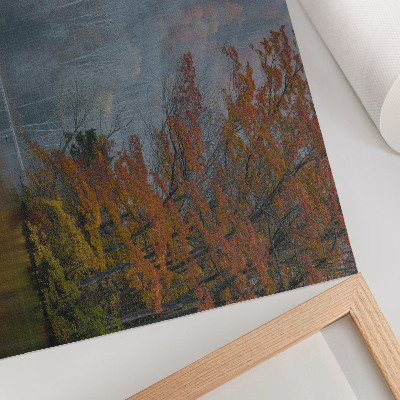 Poster em tela Cores de outono, lago, atmosfera tranquila, harmonia