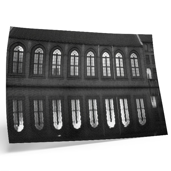 Poster Simetria, reflexo, elegância arquitetônica, harmonia