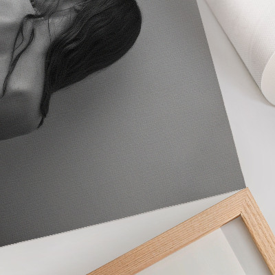 Poster em tela O charme minimalista das figuras em monocromático