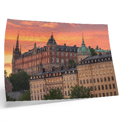 Poster para a sala Pôr do sol, edifícios encantadores, atmosfera histórica