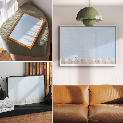 Poster para a sala Linhas minimalistas da arquitetura moderna