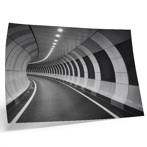 Poster mural túnel espacial geométrico moderno