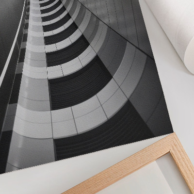 Poster mural túnel espacial geométrico moderno