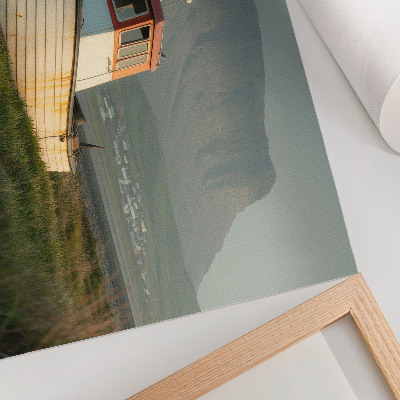Poster para a sala Łódź panorama da montanha nostalgia climática