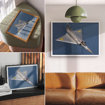 Poster para a sala Um jato militar dinâmico no ar