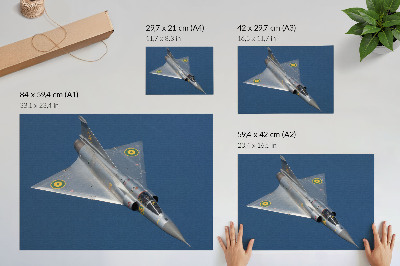 Poster para a sala Um jato militar dinâmico no ar