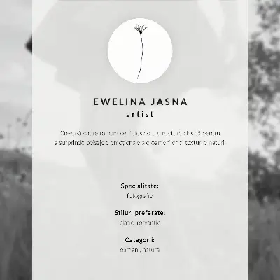 Poster em tela com roupas tradicionais, guarda-chuva, prado verde e árvores