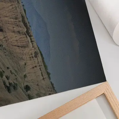 Poster em tela paisagem natural com vastos vales, penhascos e montanhas