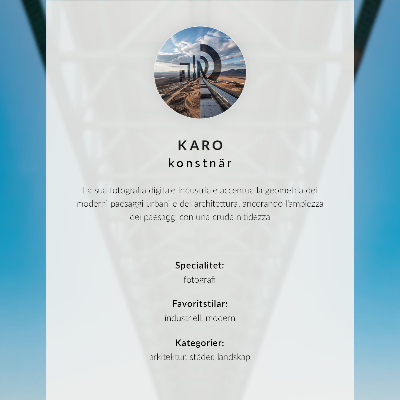 Poster Arranha-céus impressionantes e uma elegante ponte sobre o rio.