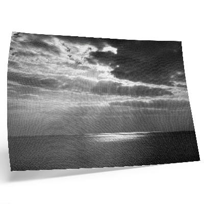 Poster para a sala Céu dinâmico sobre um oceano calmo