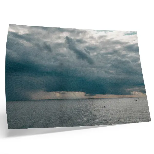 Poster para sala céu tempestuoso sobre um oceano