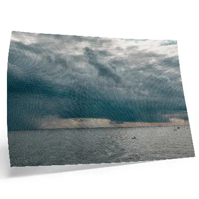 Poster para sala céu tempestuoso sobre um oceano
