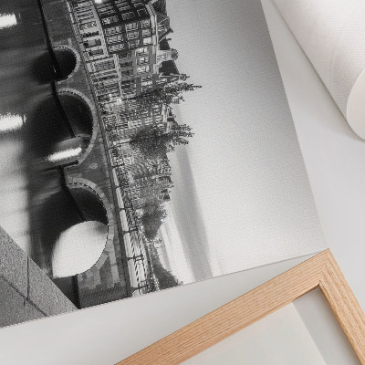 Poster Pontes elegantes, arquitetura clássica, canais