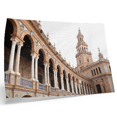 Poster em tela Rica arquitetura com colunas de mármore clássicas