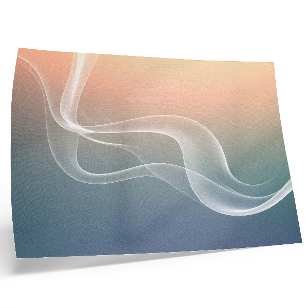 Poster mural Ondas em tons pastel, elegância sutil, harmonia