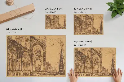 Poster de Fantasia de uma magnífica arte triunfal (1765) de Giovanni Battista Piranesi