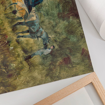 Poster em tela A Armadilha (1880), pintura de alta resolução de Henri de Toulouse-Lautrec
