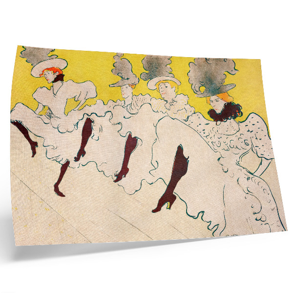 Poster para a sala A Trupe de Mademoiselle Eglantine (1896) impressão em alta resolução de Henri de Toulouse-Lautrec