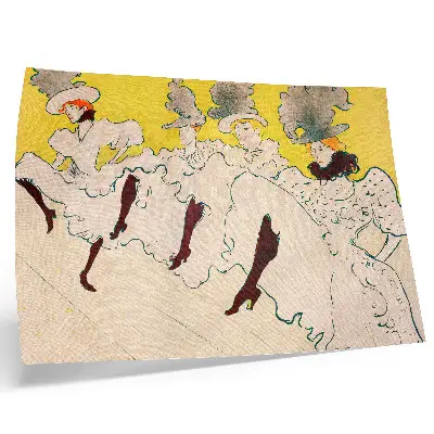 Pôster A Trupe de Mademoiselle Eglantine de Henri de Toulouse-Lautrec impressão em alta resolução para decoração de sala