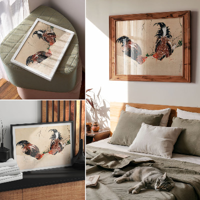 Poster em tela Pinturas de Katsushika Hokusai 