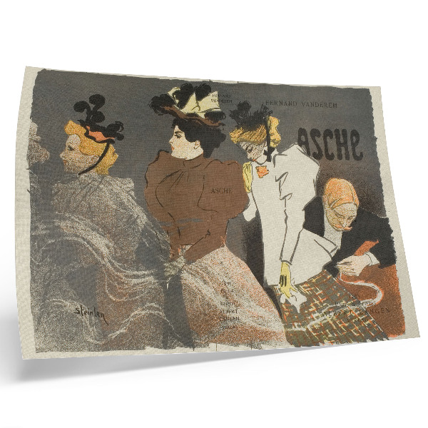 Poster para a sala Asche, de Théophile-Alexandre Pierre Steinlen